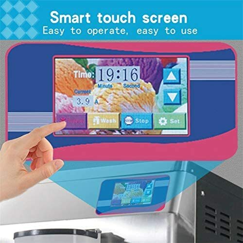 Italian Ice Machine Gelato Ice Cream Maker Fresh Fruits Water Ice Machine